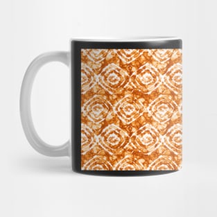 Shibori (orange) Mug